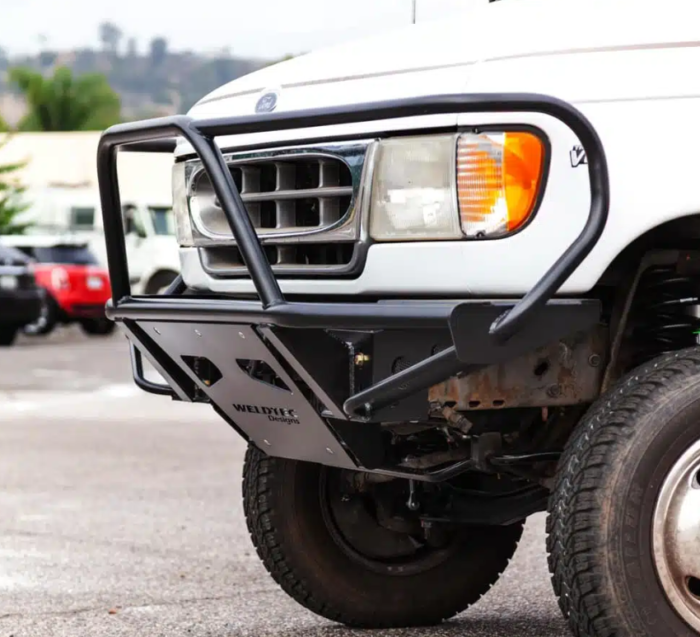 2003 Ford E-Series E-250 e-350 E-450 WTD Weldtec Pre-Runner Front Bumper Front Bumper - Pre-Runner - By Weldec for a 1992-2024 Ford Econoline - Image 9