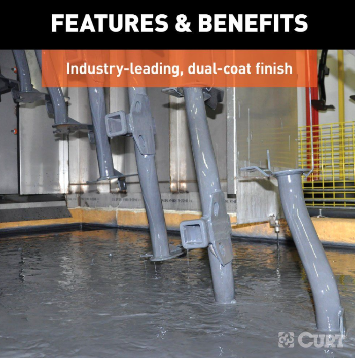 Ford E-Series E-150, E-250, E-350 Superduty Class 4 Curt Trailer Hitch - Image 4