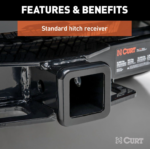 Ford E-Series E-150, E-250, E-350 Superduty Class 4 Curt Trailer Hitch - Image 2