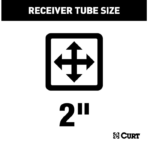 Ford E-Series E-150, E-250, E-350 Superduty Class 4 Curt Trailer Hitch - Image 6