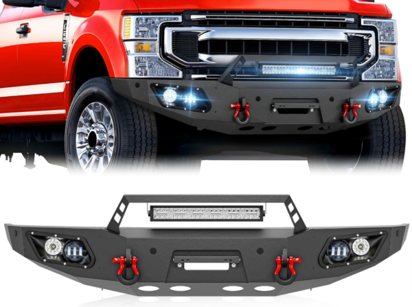 2017-2022 Ford - F250/F350/F450 Super Duty Carbon Steel Front Bumper - Image 7