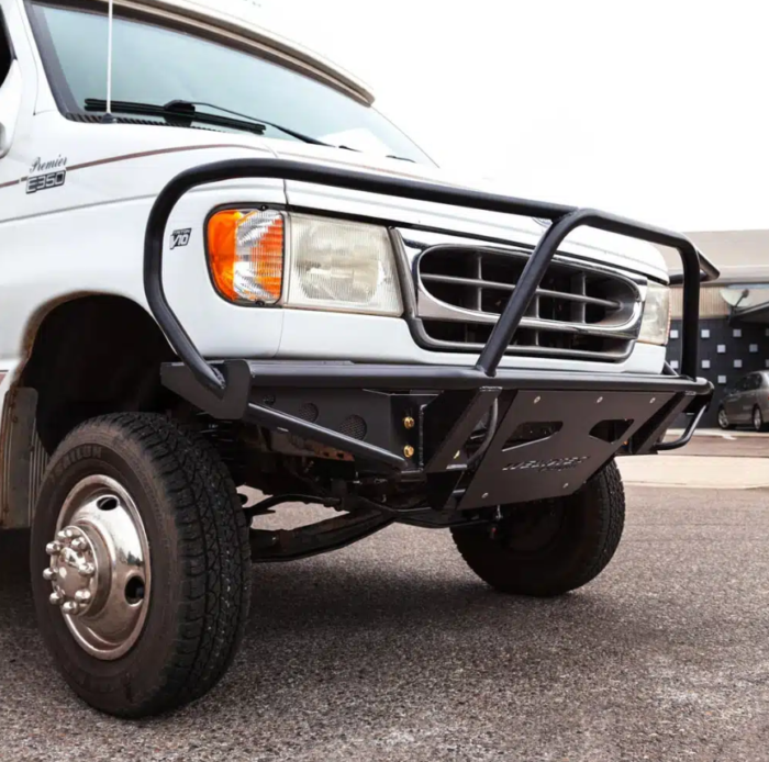 Ford E-Series E-250 e-350 E-450 1992-2007 2008-2024 WTD Weldtec Pre-Runner Front Bumper Front Bumper - Pre-Runner - By Weldec for a 1992-2024 Ford Econoline - Image 6