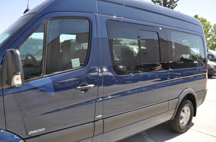 2015–2023 Ford Transit Slider Window – AMA Half-Slider Privacy Glass - Image 2