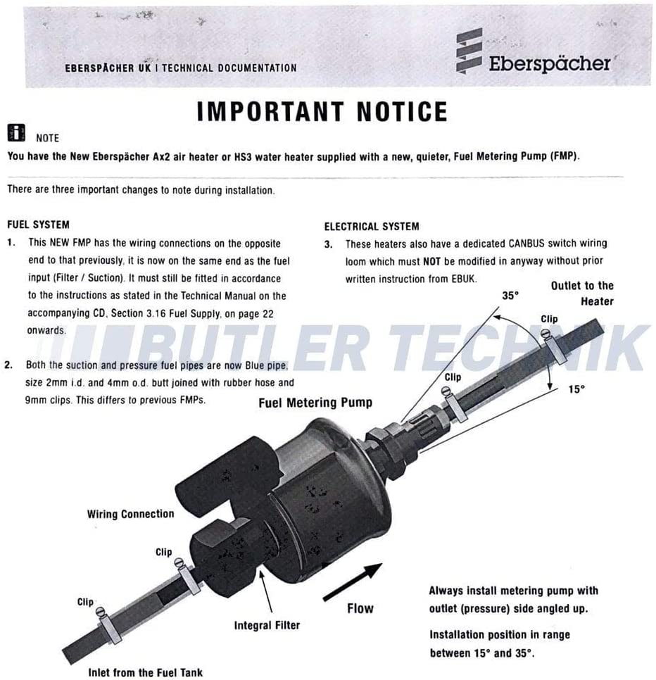 Diesel Heater Pump, 12V Car Diesel Heater Fuel Pump Dosing OE