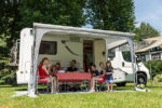 Ford Econoline awning privacy room