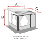 Ford Econoline Awning Privacy Room - Image 7
