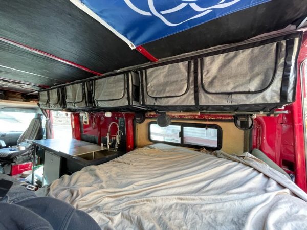 Ford_Eseries_Conversion-Camper-mule-bag-overhead-storage-3-feet-wow