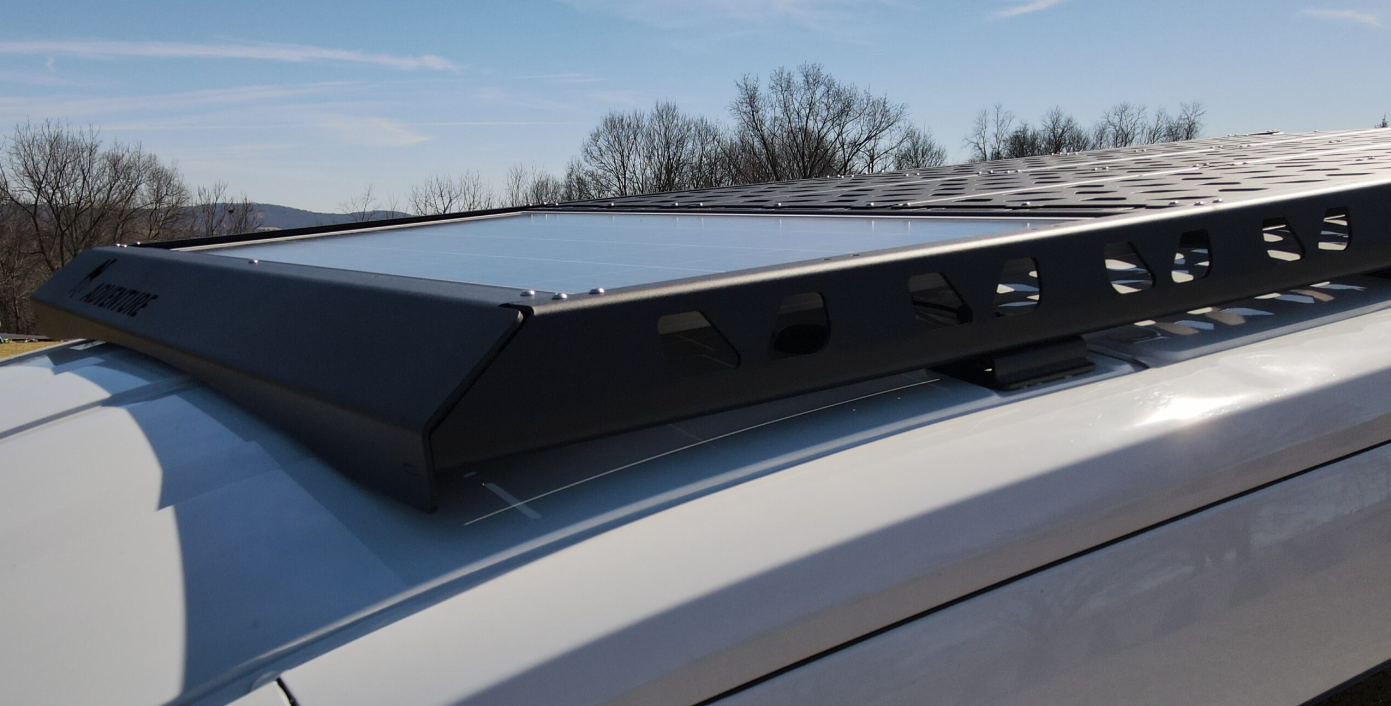 thumbnail image 2 of 2-Bar Ladder Roof Rack Cross Bars For Ford E-Series & Chevy Express/GMC Savana 2 of 3