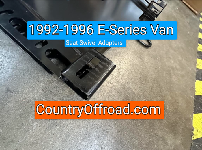 Ford E-Series E-250 e-350 E-450 1995 Seat Swivel adapters Ford Econoline Swivel Seat Adapter (1992–1996) – Driver & Passenger Side - Image 4