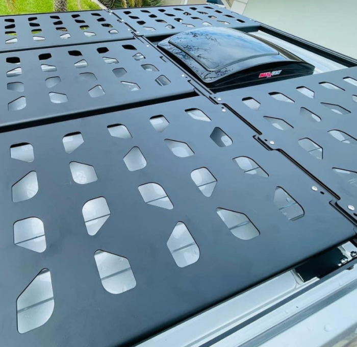 Ford E-Series E150 E250 E350 Superduty Van Camel RoofRack System Ford Econoline aluminum roof rack - Image 6