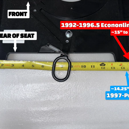 Ford Econoline Ford E-Series 1992-1996 Van E150 | E250 | E350 | E450 Swivel Seat Adapters Passenger |