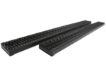 1999-2014 Ford Econoline 7" Black Steel Grip Steps Running Boards - Image 2