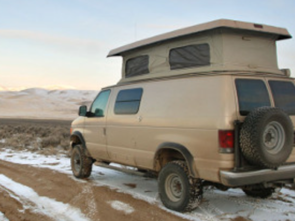 New Econoline Rv Rear 1992+ Ford Econoline Rear Door Tire Rack - Country Offroad
