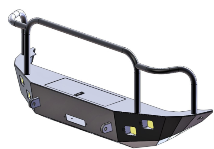 1998+ Ford Econoline Bumpers-Front-Winch-Bumper-for-Ford-E-Series-Van This is an image of the product for sale, that shows how it is utilized