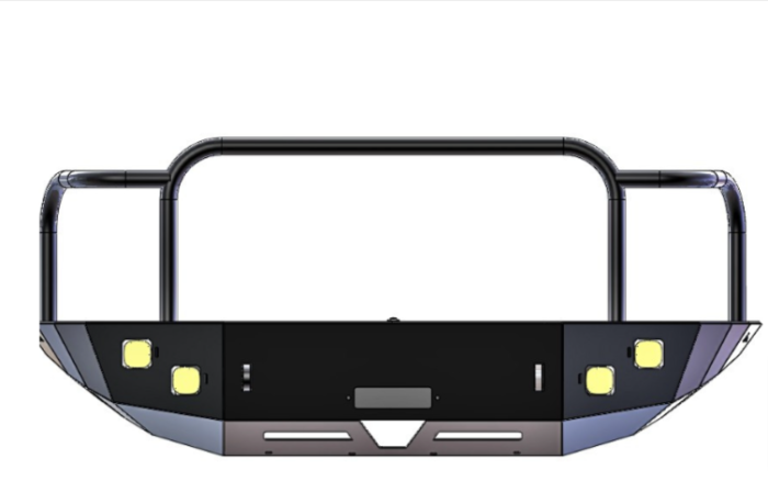 1998+ Ford Econoline Bumpers-Front-Winch-Bumper-for-Ford-E-Series-Van This is an image of the product for sale