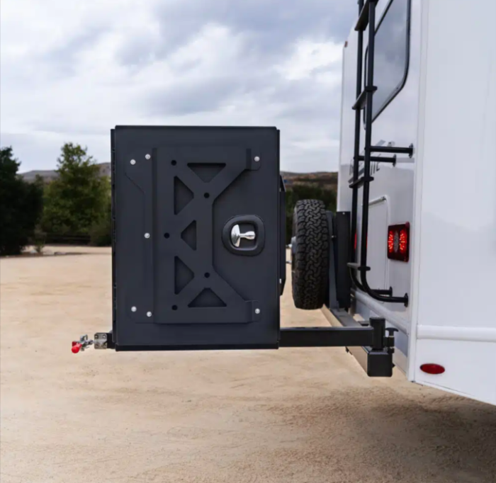 Class C Rear Bumper mount swing locker 1992+ Ford Econoline Class C Rear Bumper Mount - Image 6