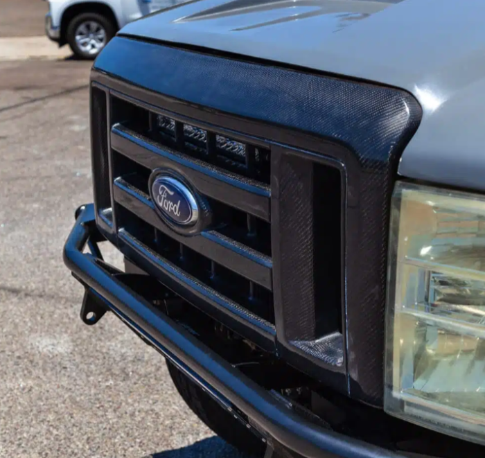 2008+ Ford Econoline carbon fiber grill - Image 2