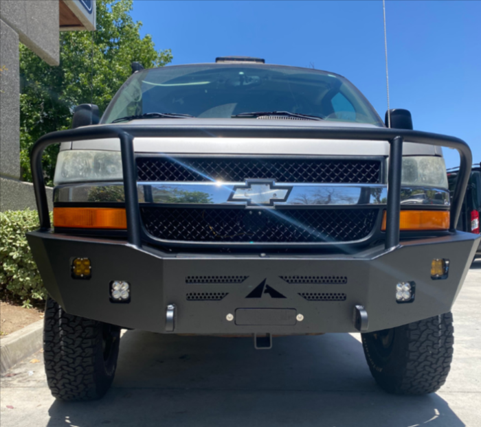 2002+ Chevy Express Front Bumper This is an image of the product for sale