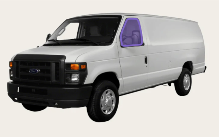 Ford-econoline-window-shades-eseries--Front-Door-Shades-Set This is an image of the product for sale, that shows how it is utilized
