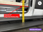 2022-2023-2024-Ford-Transit-Amp-Research-Electric-Power-Step-Running-Board-1pc-Kit-Passenger-Side-only-