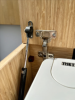 Ford E-Series bamboo toilet cabinet