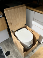 Ford E-Series bamboo toilet cabinet