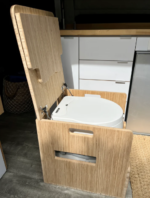 Ford E-Series bamboo toilet cabinet