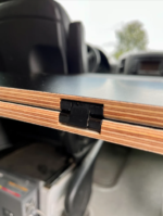 Chevy Express Table Folding Black Hex Lagun Table 1/2" Thick For Camper Vans and RVs
