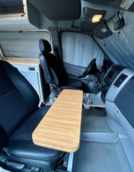 GMC Savana Table Slim Half Folding Bamboo Lagun Table 1/2" Thick For Camper Vans and RVs