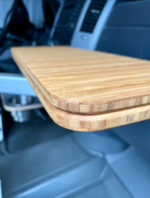 GMC Savana Table Slim Half Folding Bamboo Lagun Table 1/2" Thick For Camper Vans and RVs