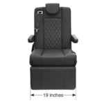 Ford Econoline Seat Bed Installed